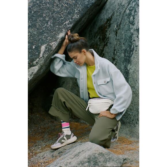 Anthropologie Fleece Bomber Jacket - New XL - Picture 4 of 7